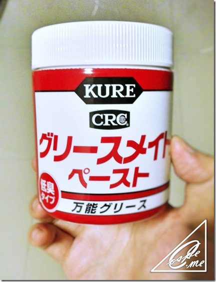 グリースメイトペースト(KURE)は液垂れせず、海外へ持って行けて便利な潤滑剤